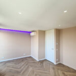 Slaapkamer afbouw nieuwbouw appartement in Huizen